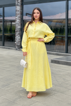 Robe Chemise Ceinturée – Élégance Fluide