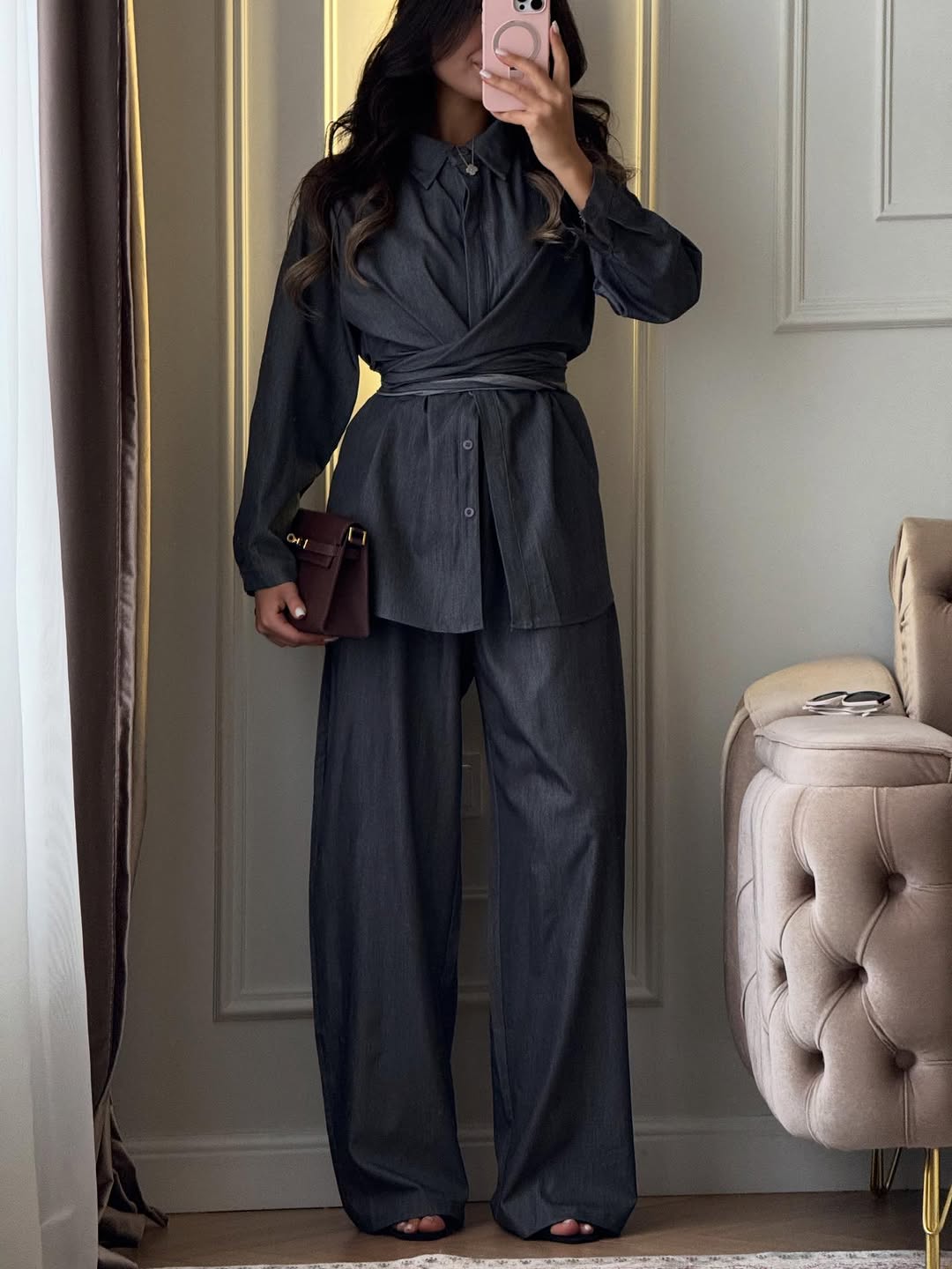 Ensemble Tencel Premium Ceinturé