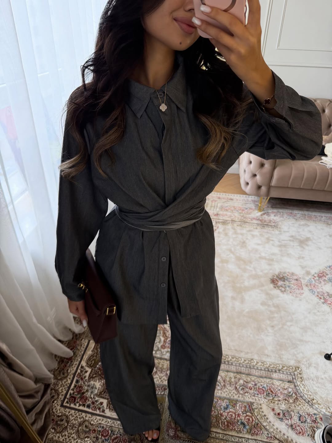 Ensemble Tencel Premium Ceinturé