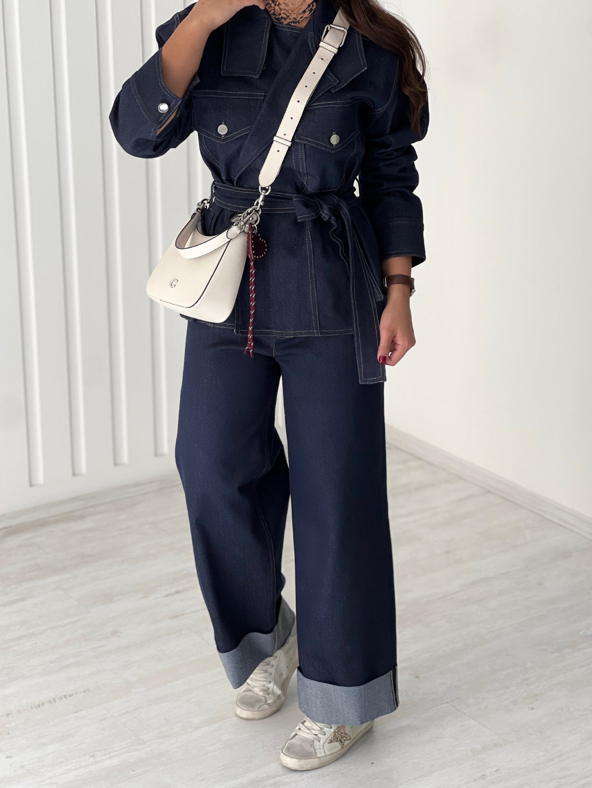 Ensemble Denim Chic Femme – L’Élégance du Jean Revisité