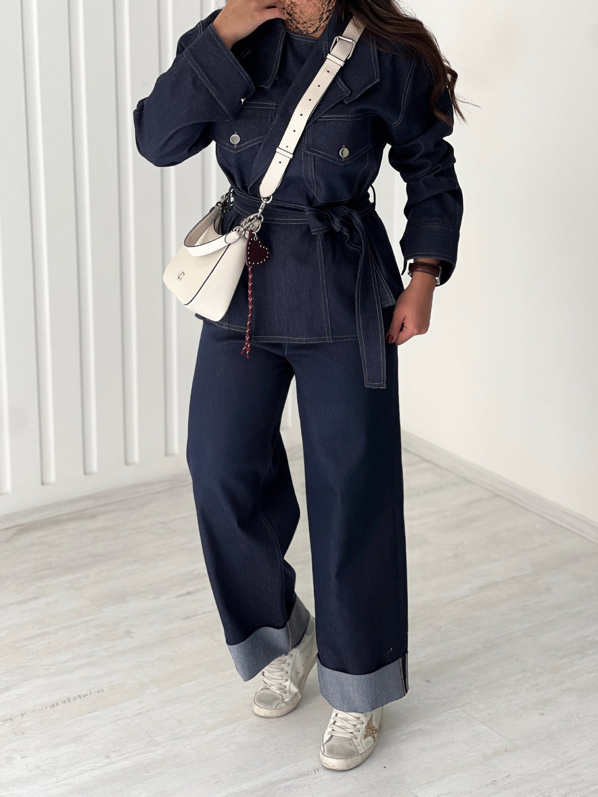 Ensemble Denim Chic Femme – L’Élégance du Jean Revisité